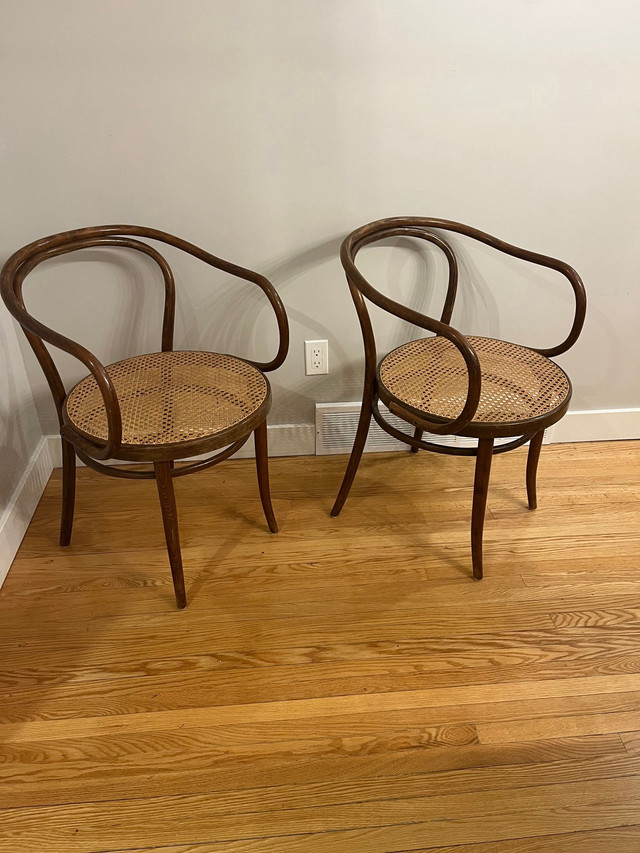 Thonet/Ligna Bentwood Armchairs in Chairs & Recliners in Oshawa / Durham Region - Image 2