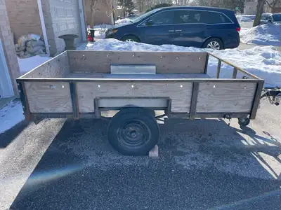 NICE TRAILER FOR HOME PROJECTS NEWER TIRES NEW HITCH 1 7/8
