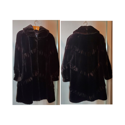 Beautiful Fur coat - Blackish-Dark-Brown Faux - NEW! - $80 O.B.O, View more
