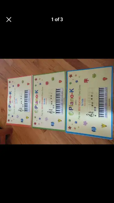 Piano K Self Teaching Levels 1, 2, 3, View more