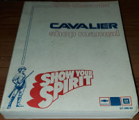 1982 CAVALIER Shop Service Manual
