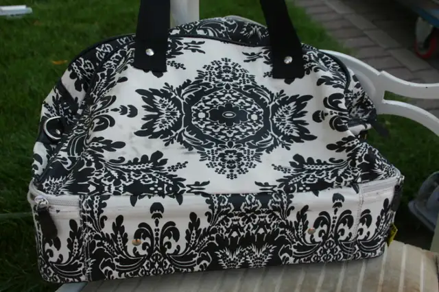 MURVAL Vintage Travel Bag 'n Shoe Bag in One! Ladies 17 x 7 x 463611958870017121