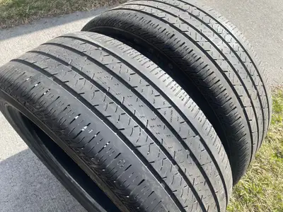 Phone/txt. 403-404-7958 - Good shape for the year ahead. Get two tires for $75. Thank you!