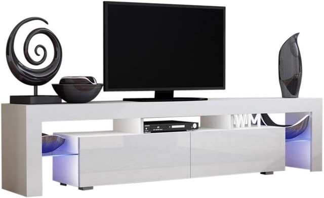 Modern TV Cabinet With RGB LED in TV Tables & Entertainment Units in Richmond - Image 3