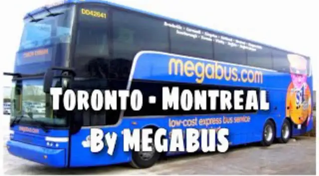 Megabus Toronto to Montreal R/T for Two Aug. 19-22 Bus Tickets