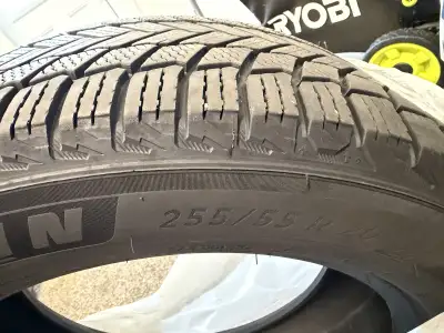 Details: • Brand: Michelin • Size: 255/55 R20 • Type: Winter tires • Condition: Used like new, tread...