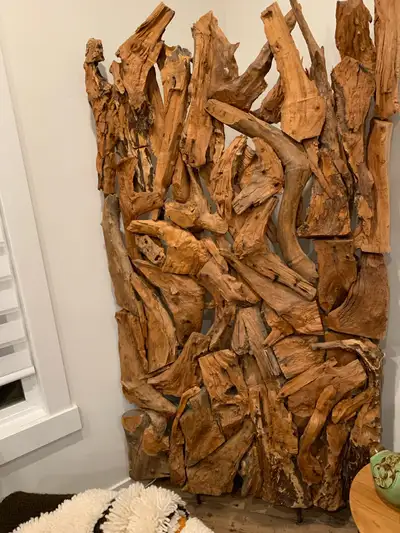 Teak wood wall unit, View more