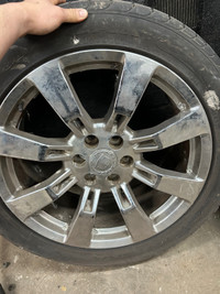 22 inch Cadillac rims with tires