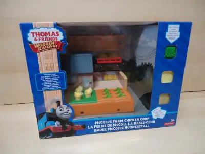 Thomas and Friends Wooden railway McColl's Farm Chicken coop NEW, View more