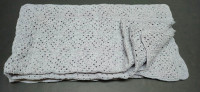 Beautiful New Grey Handmade Bedspread / Blanket / Bed Cover
