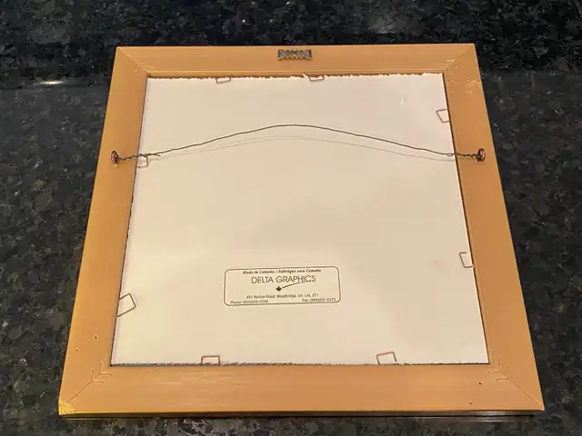 Parisienne style mirror - gold coloured frame 10” square in Home Décor & Accents in Calgary - Image 3
