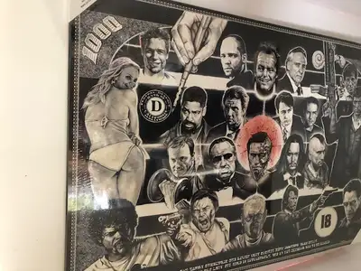 Film Gods movie Poster Hardbacked on wood, View more