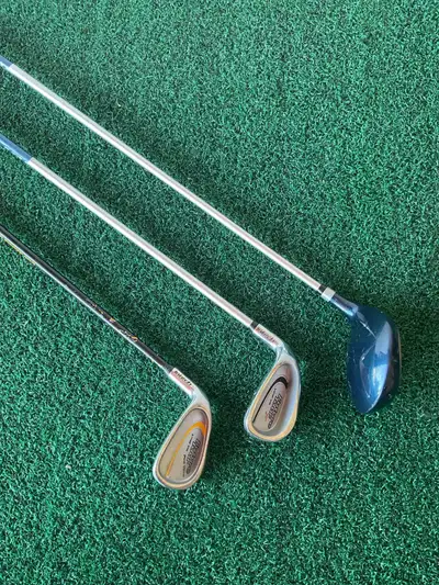 3 piece FUTURE tour Junior golf clubs left handed, View more