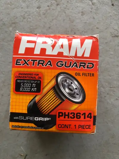 I'm selling a new FRAM Extra Guard PH3614 oil filter, engineered for conventional oil with proven pr...