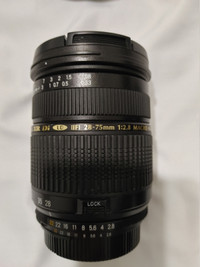 Lentille Tamron 28-75mm f/2.8 pour Nikon F
