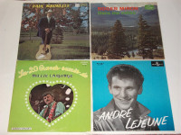 4 Albums country québécois ( 5 vinyles) LP