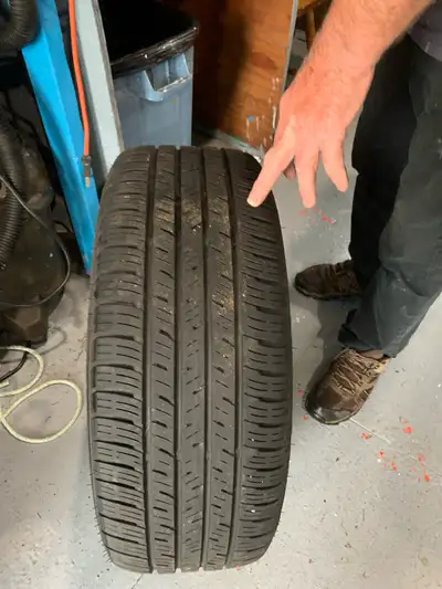 4all seasonal tires will fit a Jetta only used 1 season bought 