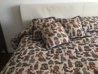 Custom comforter for a child bedroom twin double