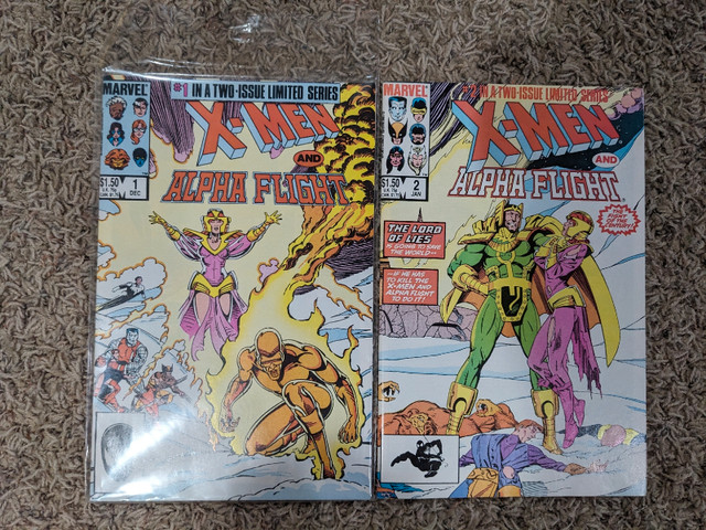 X-Men and Alpha Flight Mini Series in Comics & Graphic Novels in Edmonton