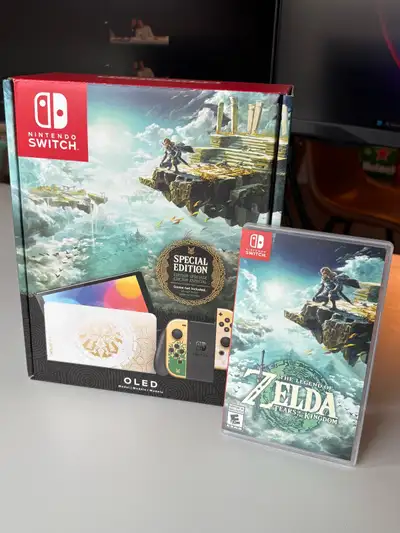 Nintendo Switch OLED Zelda Special Edition, View more