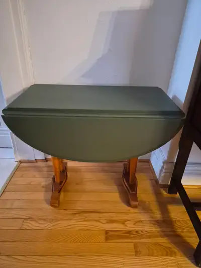 Drop leaf side accent table, View more