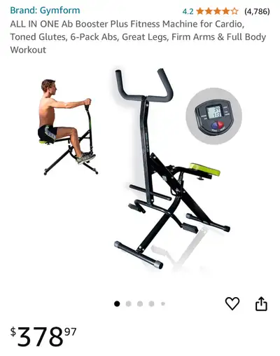 Gym form ab booster plus like new, View more