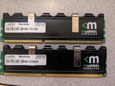Mushkin Blackline RAM - DDR3 - 2x2gb, View more