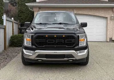 Used chrome bumper with no sensors. Off an 2021 F-150 5L, fits up to 2023. Centre plate must be remo...