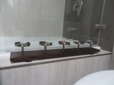 Candle holder, with candles,  $5, View more