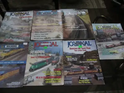 Vintage 90s Railmodel Journal  Magazine Lot Of 7, View more