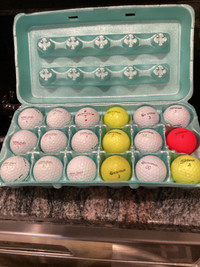 18 Assorted Used Golf Balls