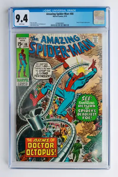 I'm selling some really nice, high-grade CGC slabbed Marvel and DC comics from my collection: Amazin...