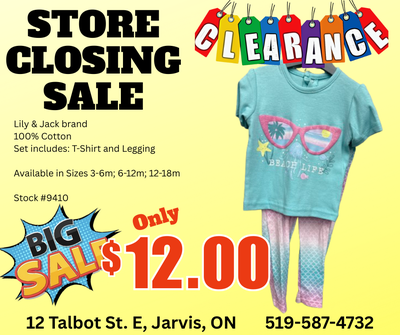 CLEARANCE! Infant/Toddler T-Shirt & Leggings - Beach Life, View more