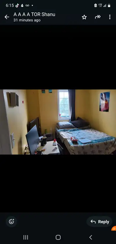 Furnished room for rent
