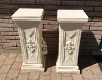 Ceramic cast pillars / plant stand / table supports