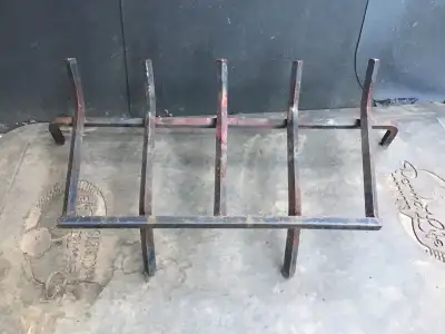 Steel Fireplace Grid - 17"wide x 10"deep, View more