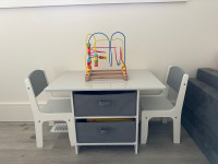Kids table with chairs 