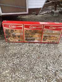 1970s Coke cola advertising sign restaurant hockey arena takeout
