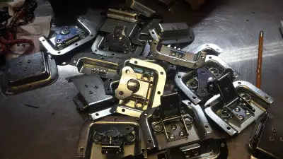 DJ Road Case Hardware recessed Latches from Trans Canada Hardware New 12 Latches TWIST SPRING LOADED...