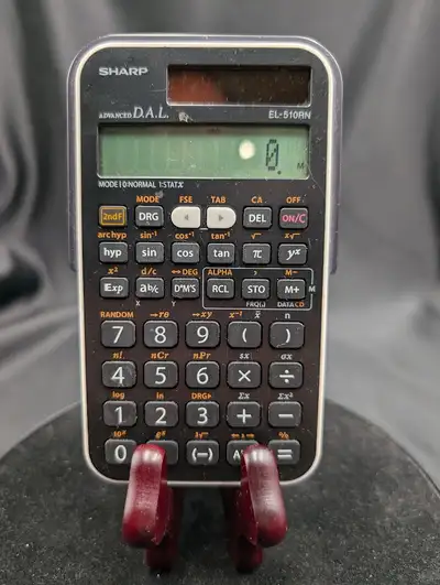 Sharp Advanced D. A. L. EL-510RN Scientific Calculator TESTED, View more