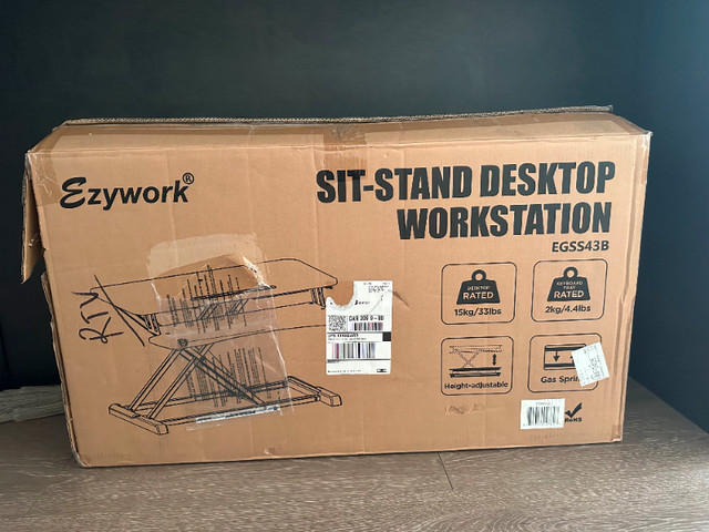 Sit-stand desktop workstation for sale in Desks in Delta/Surrey/Langley - Image 2