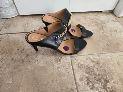 Size 8.5 women high heels leather shoes, View more