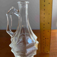 Bouteille d’extrait de citron en verre Horne antique 