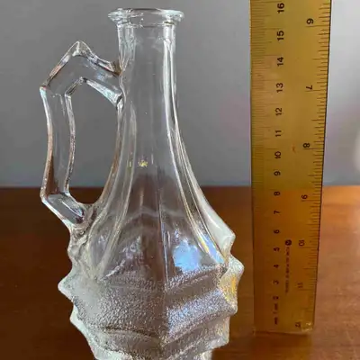 Bouteille d’extrait de citron en verre Horne antique, View more