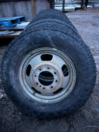 Dodge dually rims and tires 