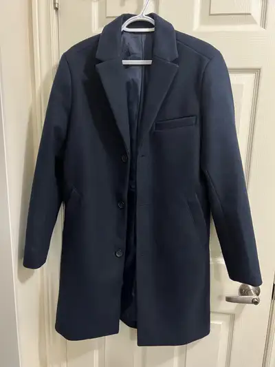 Old Navy Men's Dark Blue Navy Trench Coat, View more
