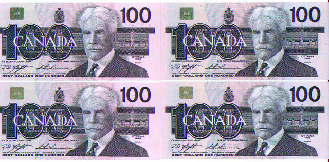 1988 One Hundred Dollar Bills/Bank Notes Currency Paper Money in Arts & Collectibles in City of Toronto - Image 3