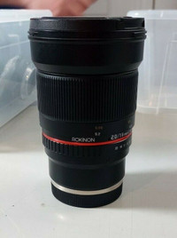 OBJECTIF Rokinon 16mm F/2.0 - SONY E -monture