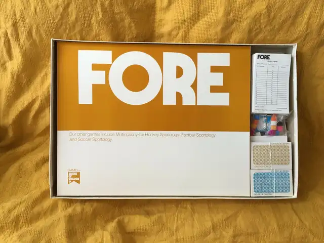 Fore - Golf Board game ( by House of Gordon ) (c) 1971 in Toys & Games in Mississauga / Peel Region - Image 5
