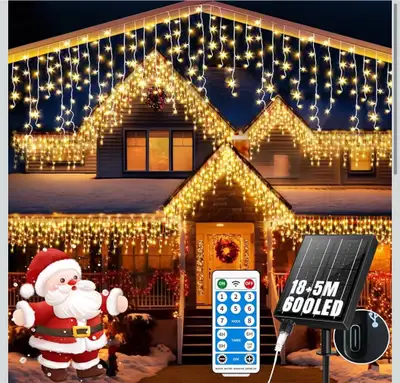 Solar Icicle Lights, View more